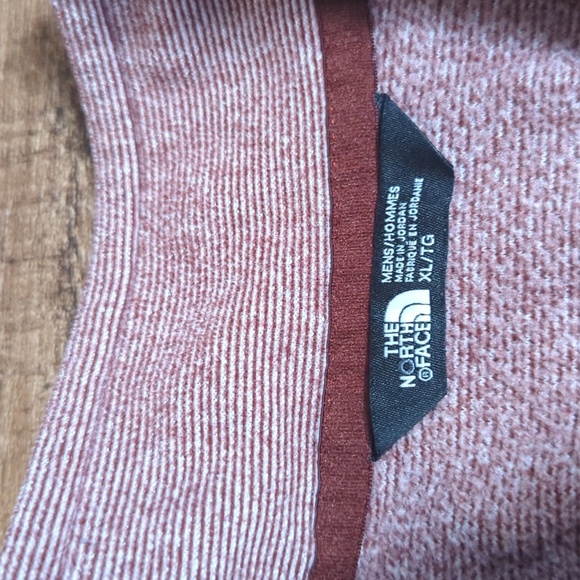 The North Face Men’s 1/4 Zip Sweater Fleece Size XL in Heathered Red - Picture 3 of 10
